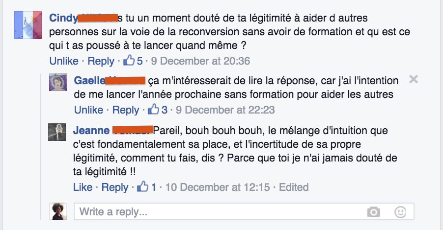 Question FB - Légitimité | Je me cassse